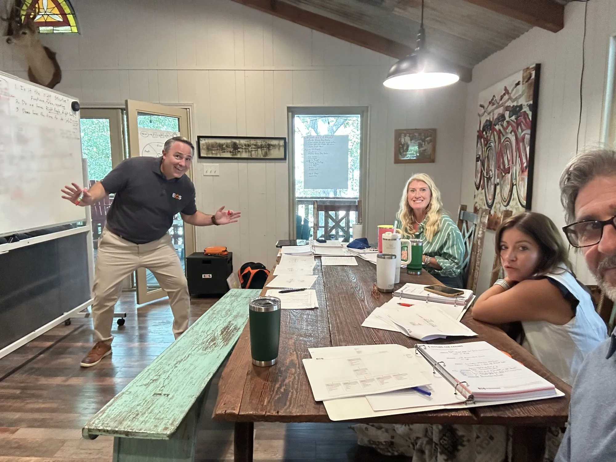 An early session with the Haus & Host team in New Braunfels.